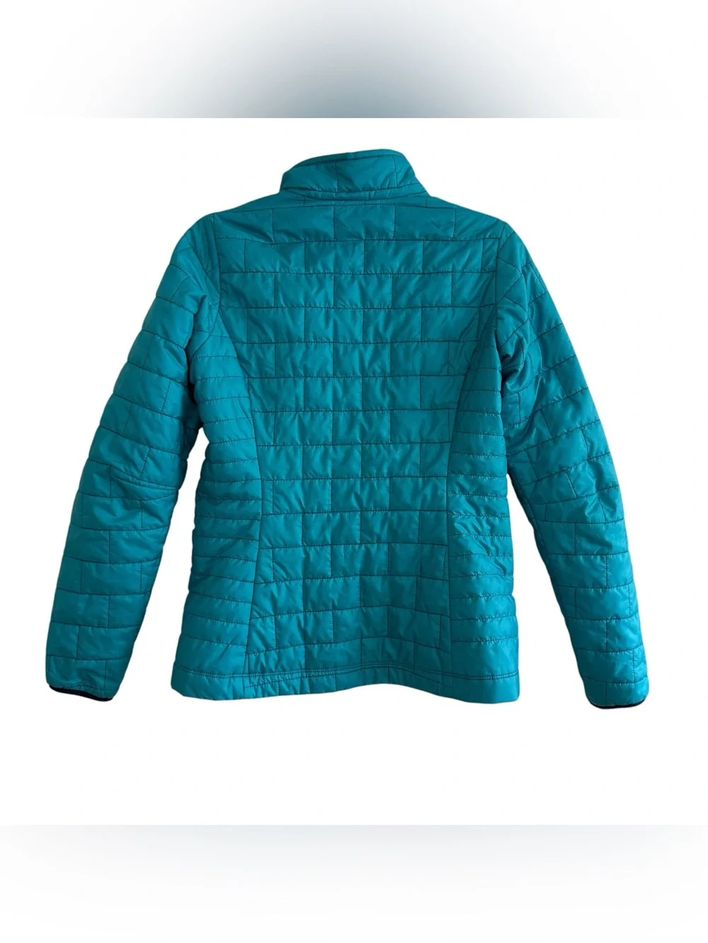 Patagonia Women's Nano Puff Jacket Teal Epic Blue Quilted Outdoor Hiking S - Picture 3 of 11